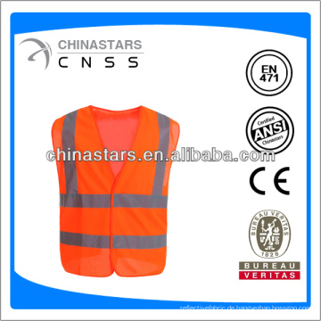 CAN / CSA-Z96-02 benutzerdefinierte Sicherheitsweste mit reflektierendem Band